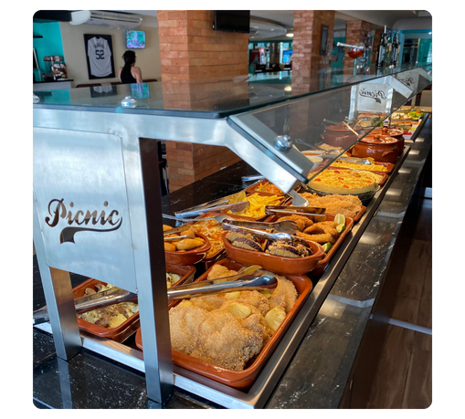 Buffet da Picnic American Burger
